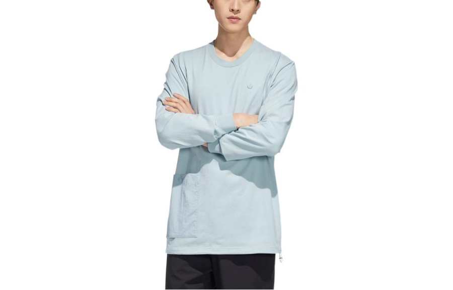 Adidas Adidas T Shirts Men's Gray Crew Neck Moderate Straight Fit