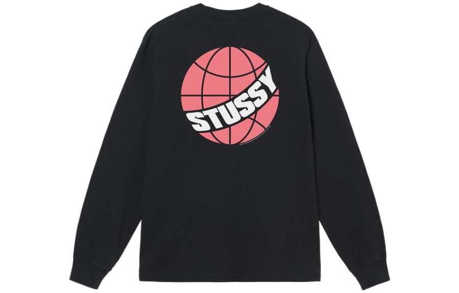 Stussy Global Peace Pigment Dyed Long Sleeve Tee