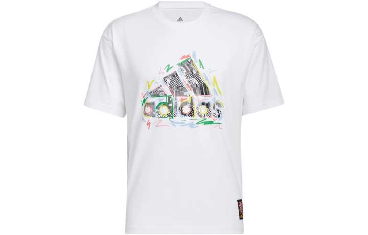 Adidas Adidas T Shirts Men's Crew Neck Moderate Straight Fit