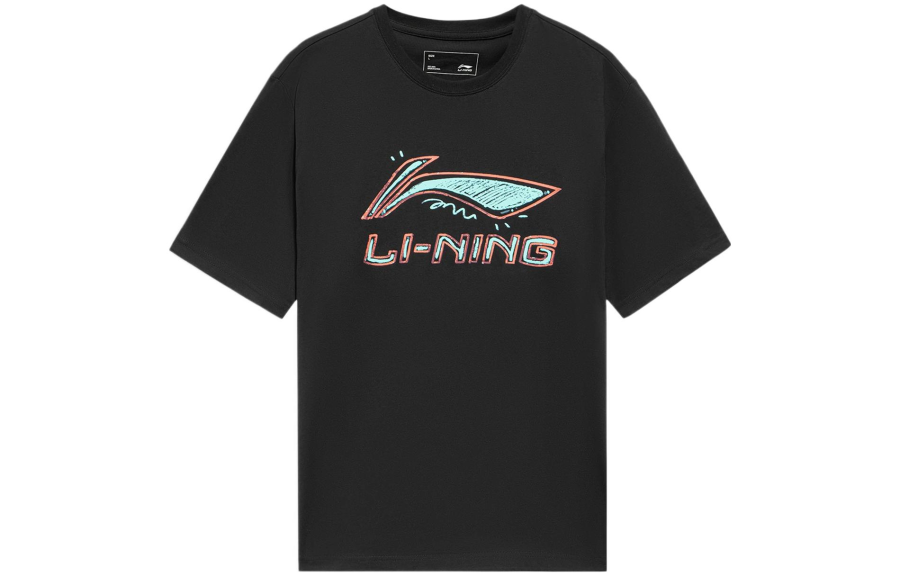 Li-Ning Li Ning Sports Fashion Collection T Shirt Men's Black