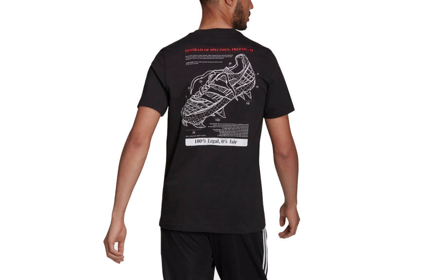 Adidas Adidas T Shirts Men's Black Crew Neck Moderate Straight Fit