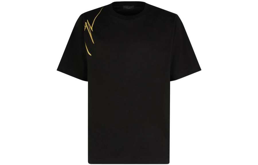 Giuseppe Zanotti 【Previous Season】embroidered-logo cotton T-Shirt