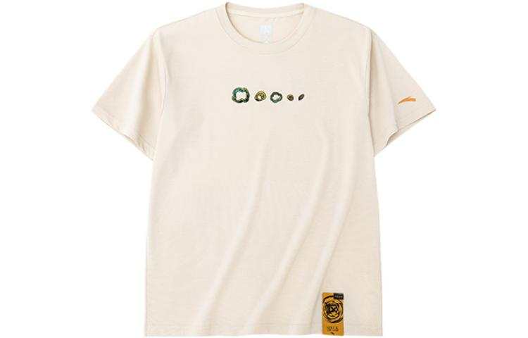 Anta SS22 T Shirt Unisex Milk White