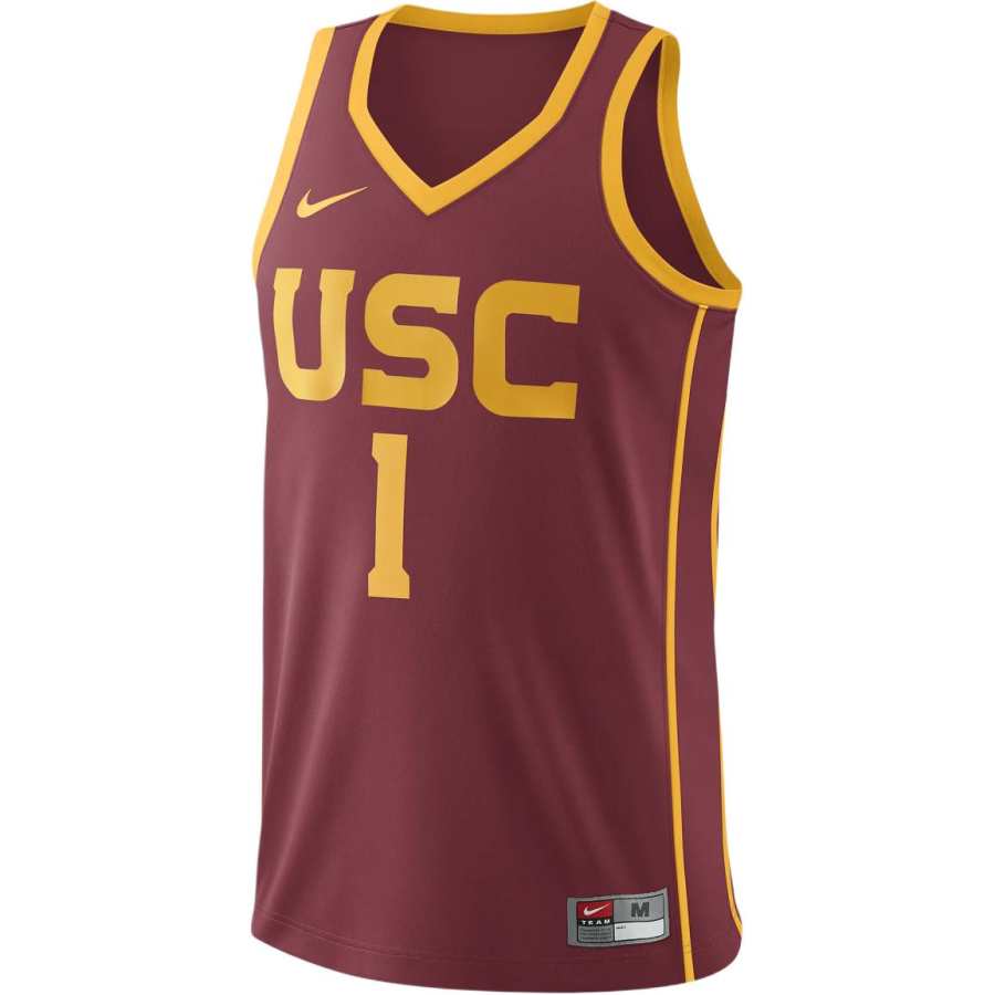 Nike Nike College Dri-FIT USC Men's Replica Basketball Jersey