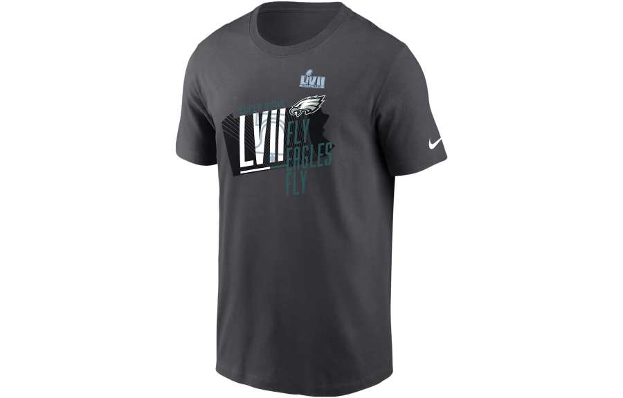Nike Nike T Shirts Men's Gray Crew Neck Moderate Straight Fit