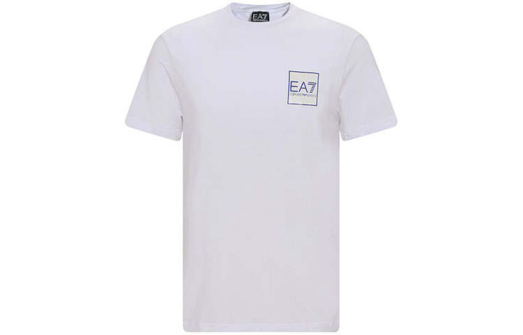 EMPORIO ARMANI EA7 SS22 Regular T Shirt Men's White