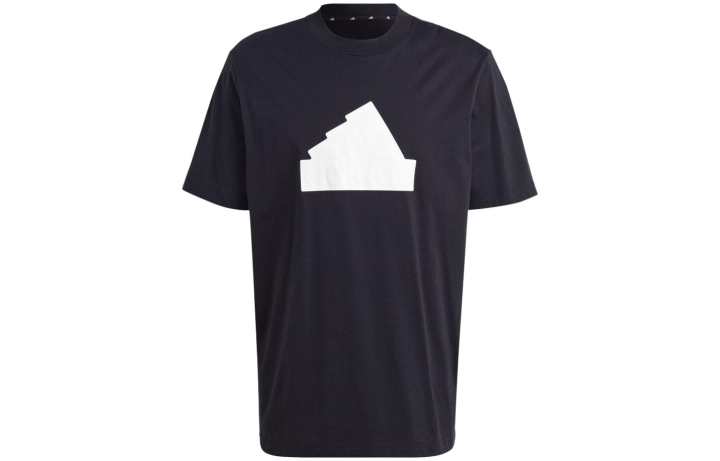 Adidas Adidas T Shirts Men's Black Crew Neck Moderate Straight Fit