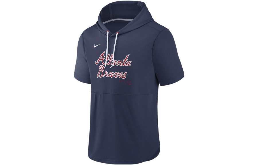 Nike Nike T Shirts Men's Marine Blue Hooded Moderate Straight Fit