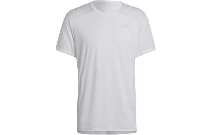 Adidas Adidas T Shirts Men's White Crew Neck Moderate Straight Fit
