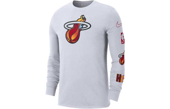 Nike Nike Nba Miami Heat City Edition Long Sleeve T shirt