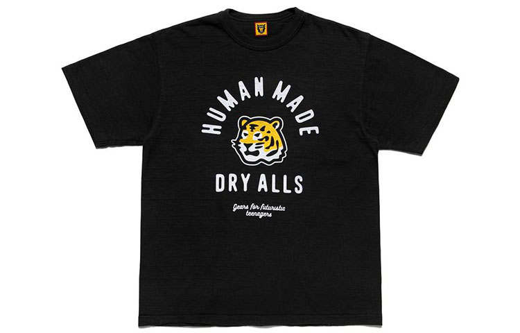 HUMAN MADE T Shirts Unisex Crew Neck Moderate Straight Fit
