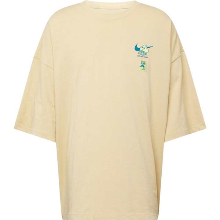 Nike Nike T Shirts Men's Khaki Crew Neck Moderate Straight Fit