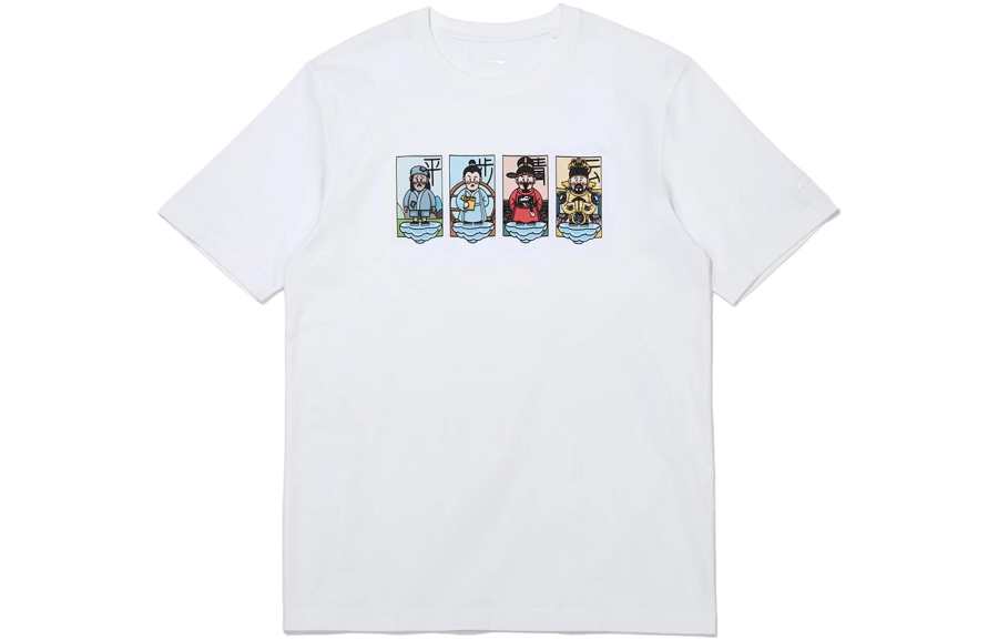 Li-Ning Li Ning Sports Trendy Collection T Shirt Men's White