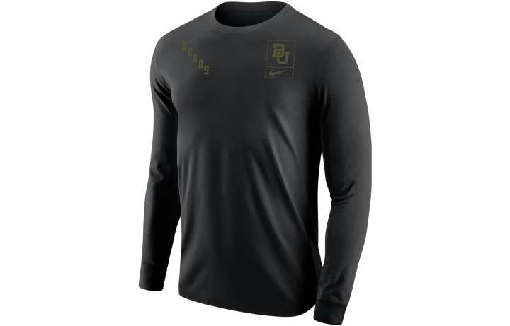 Nike Nike T Shirts Men's Black Crew Neck Moderate Straight Fit