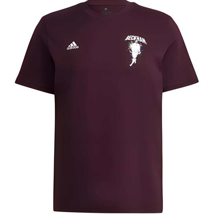 Adidas Adidas LES MILLS T Shirt Men's Dark Reddish Purple