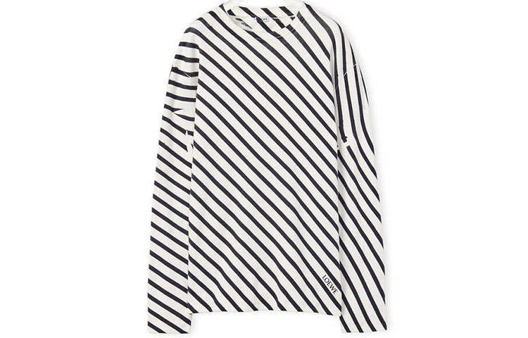 LOEWE LOEWE Diagonal Stripe T Shirt
