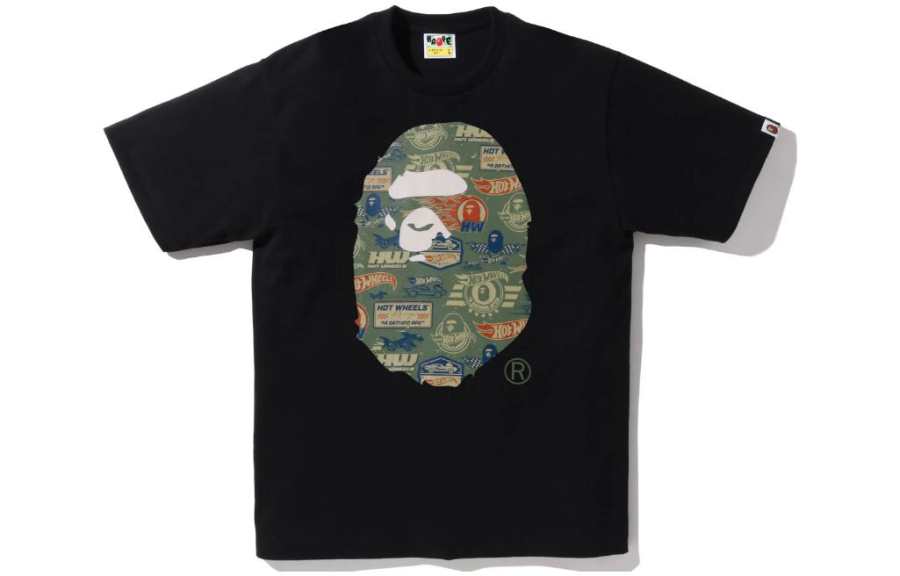 A BATHING APE Bape X Hot Wheels Ape Head Tee