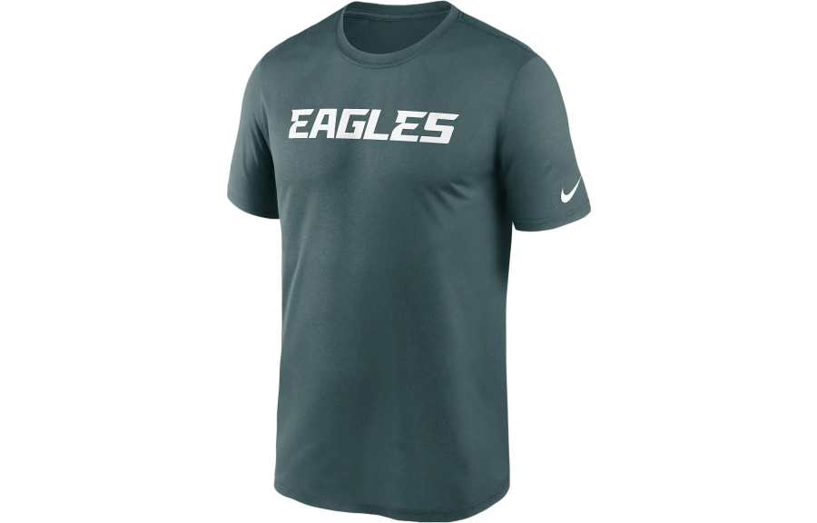 Nike Nike T Shirts Men's Peacock Green Crew Neck Moderate Straight Fit