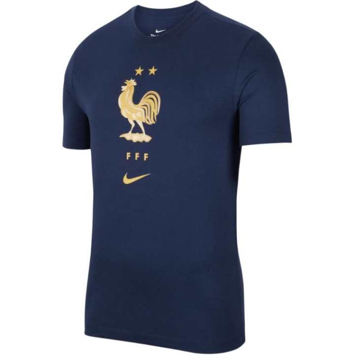 Nike Nike T Shirts Men's Blue Crew Neck Moderate Straight Fit