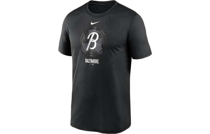 Nike Nike T Shirts Men's Black Crew Neck Moderate Straight Fit