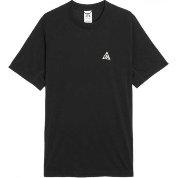 Nike Nike T Shirts Men's Black Crew Neck Moderate Straight Fit