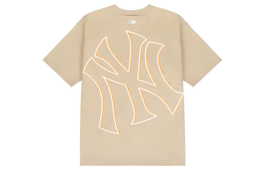 MLB MLB T Shirt Unisex Beige Yellow