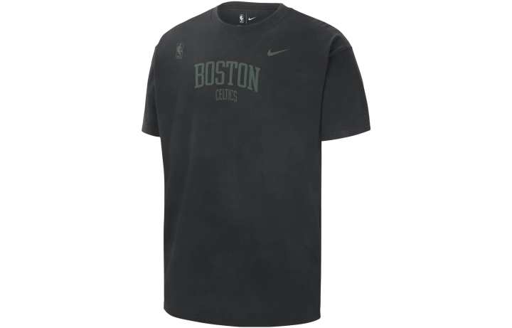 Nike Nike T Shirts Men's Black Crew Neck Moderate Straight Fit