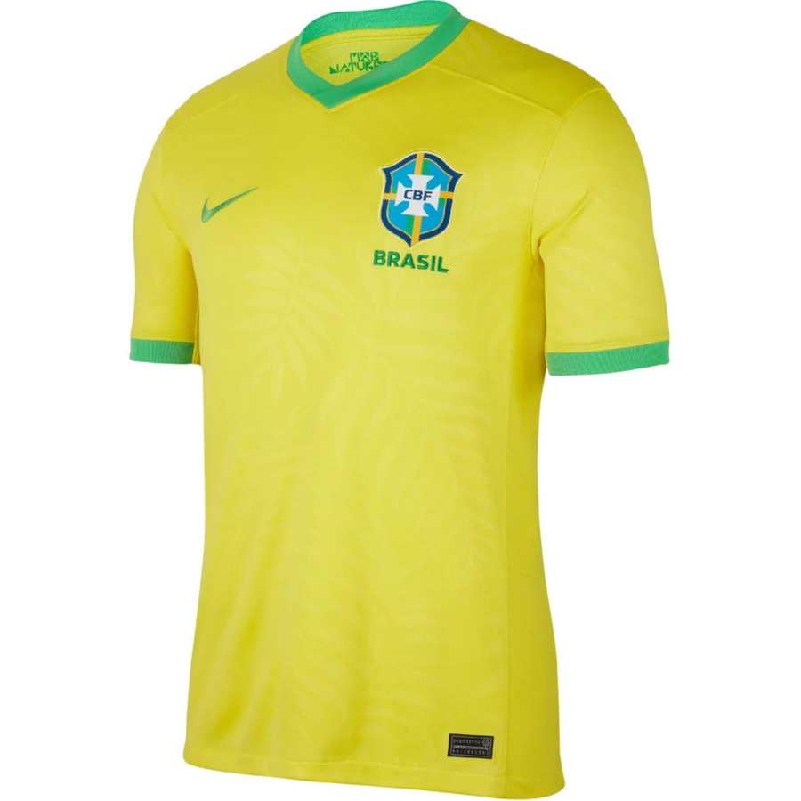 Nike Nike T Shirts Men's Yellow Crew Neck Moderate Straight Fit