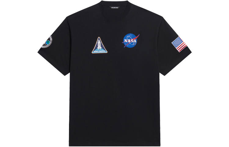 Balenciaga x Nasa T Shirt Men's Black