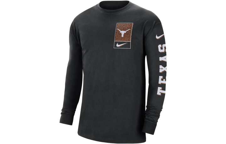Nike Nike T Shirts Men's Black Crew Neck Moderate Straight Fit