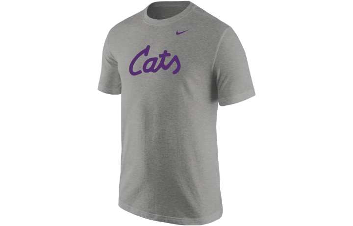 Nike Nike T Shirts Men's Gray Crew Neck Moderate Straight Fit