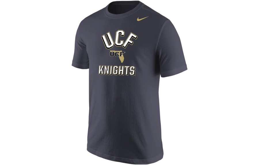 Nike Nike T Shirts Men's Charcoal Gray Crew Neck Moderate Straight Fit