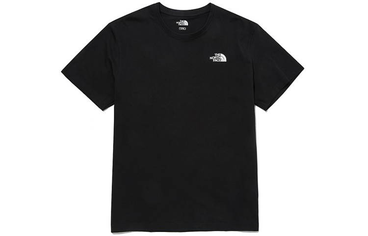 THE NORTH FACE T Letter Logo T Shirt Unisex Black