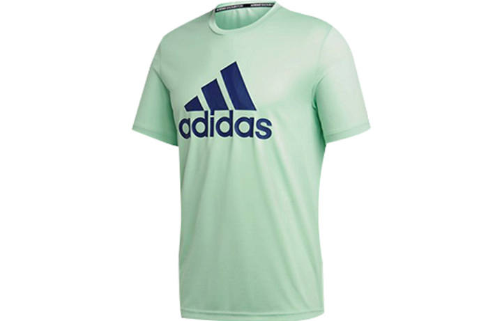 Adidas Adidas T Shirts Men's Green Crew Neck Moderate