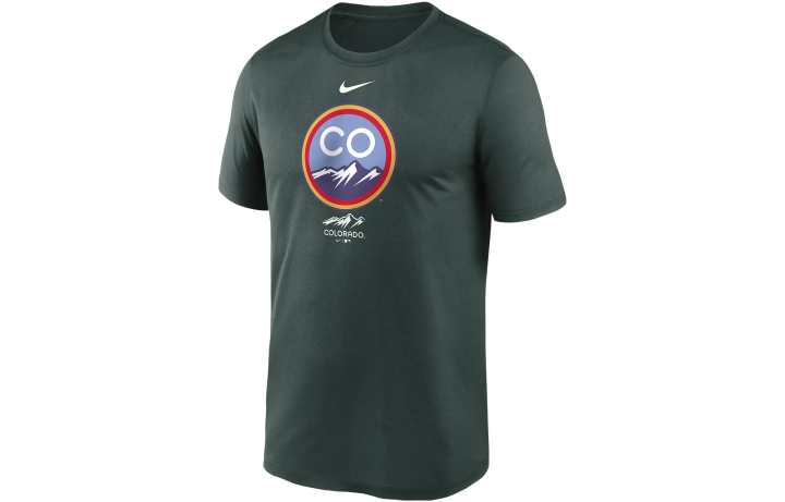 Nike Nike T Shirts Men's Green Crew Neck Thin