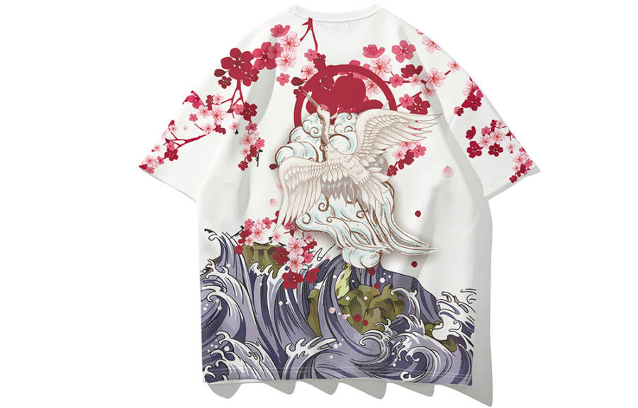 SANSYAS Loose Fit Straight Fit T Shirt Unisex