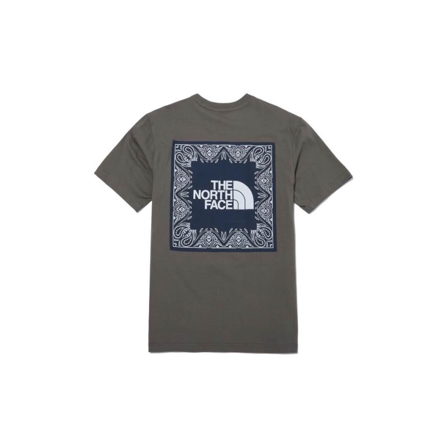 THE NORTH FACE Cashew Flower Collection T Shirt Unisex Gray