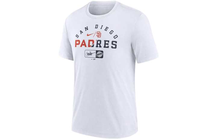 Nike Nike T Shirts Men's White Crew Neck Moderate Straight Fit