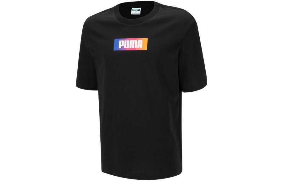 PUMA Set in Sleeve T Shirt Unisex Black