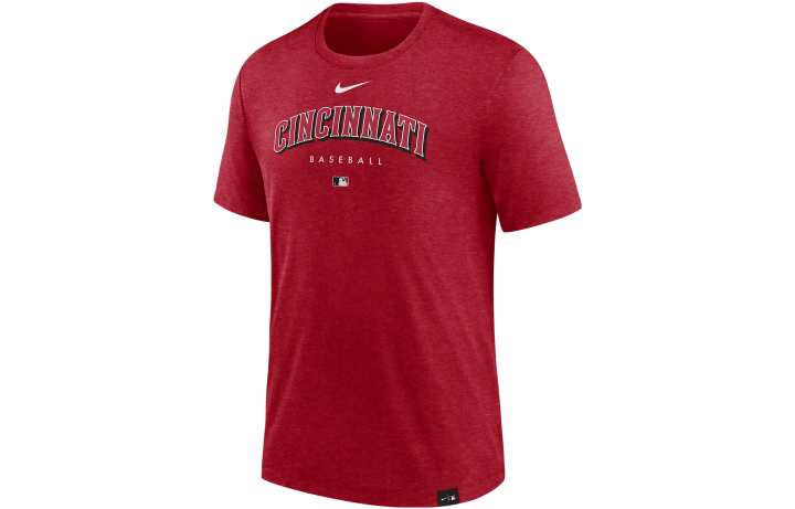 Nike Nike T Shirts Men's Red Crew Neck Moderate Straight Fit