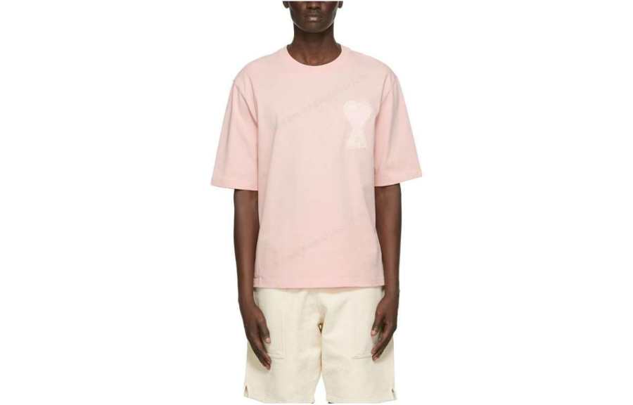 AMIPARIS AMIPARIS T Shirt Unisex Light Pink