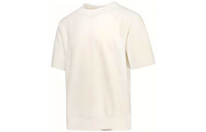 Nike Nike T Shirts Men's Sail White Crew Neck Moderate Straight Fit
