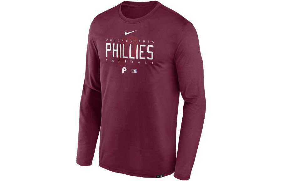 Nike Nike Philadelphia Phillies Authentic Collection Team Issue Men's Nike Dri-FIT Mlb Long-Sleeve T-Shirt