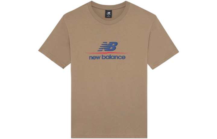New Balance New Balance T Shirt Men's Brown