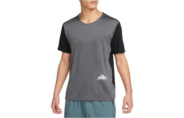 Nike Nike T Shirts Men's Black Gray Color Crew Neck Moderate Straight Fit