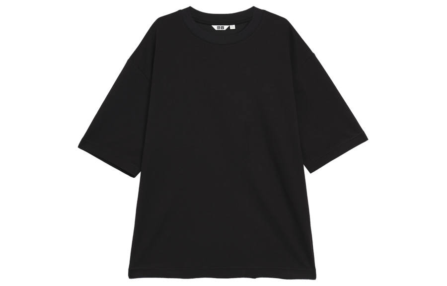 UNIQLO SS23 T Shirt Unisex Black
