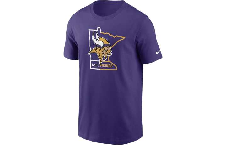 Nike Nike T Shirts Men's Purple Crew Neck Moderate Straight Fit