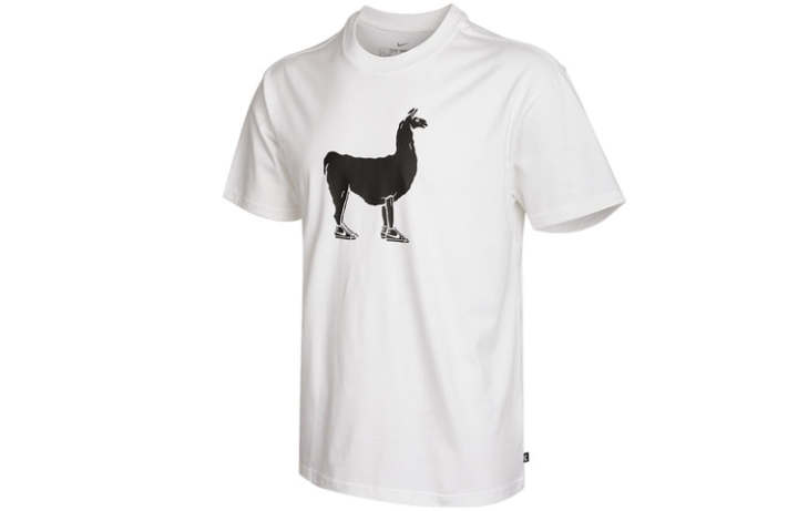 Nike Nike T Shirts Men's White Crew Neck Moderate Straight Fit