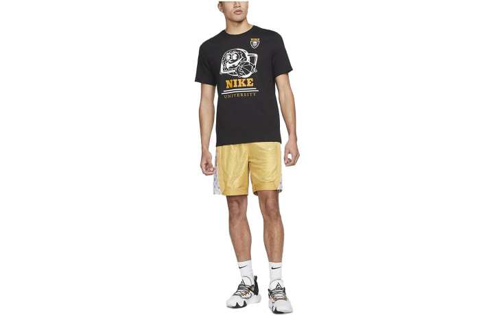Nike Nike T Shirts Men's Black Crew Neck Thin Straight Fit