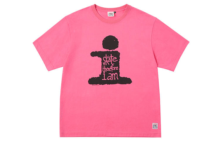 Vision Street Wear T Shirt Unisex Rose Red
